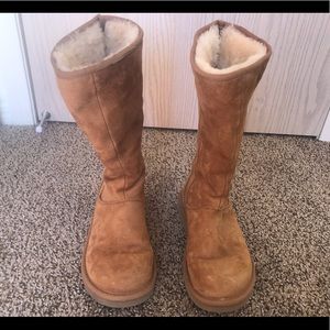 UGG Tall Womens Boots -  UGG Nightsbridge zipper back - 6.5 - 7.0